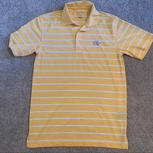 Georgia Tech Striped Polo